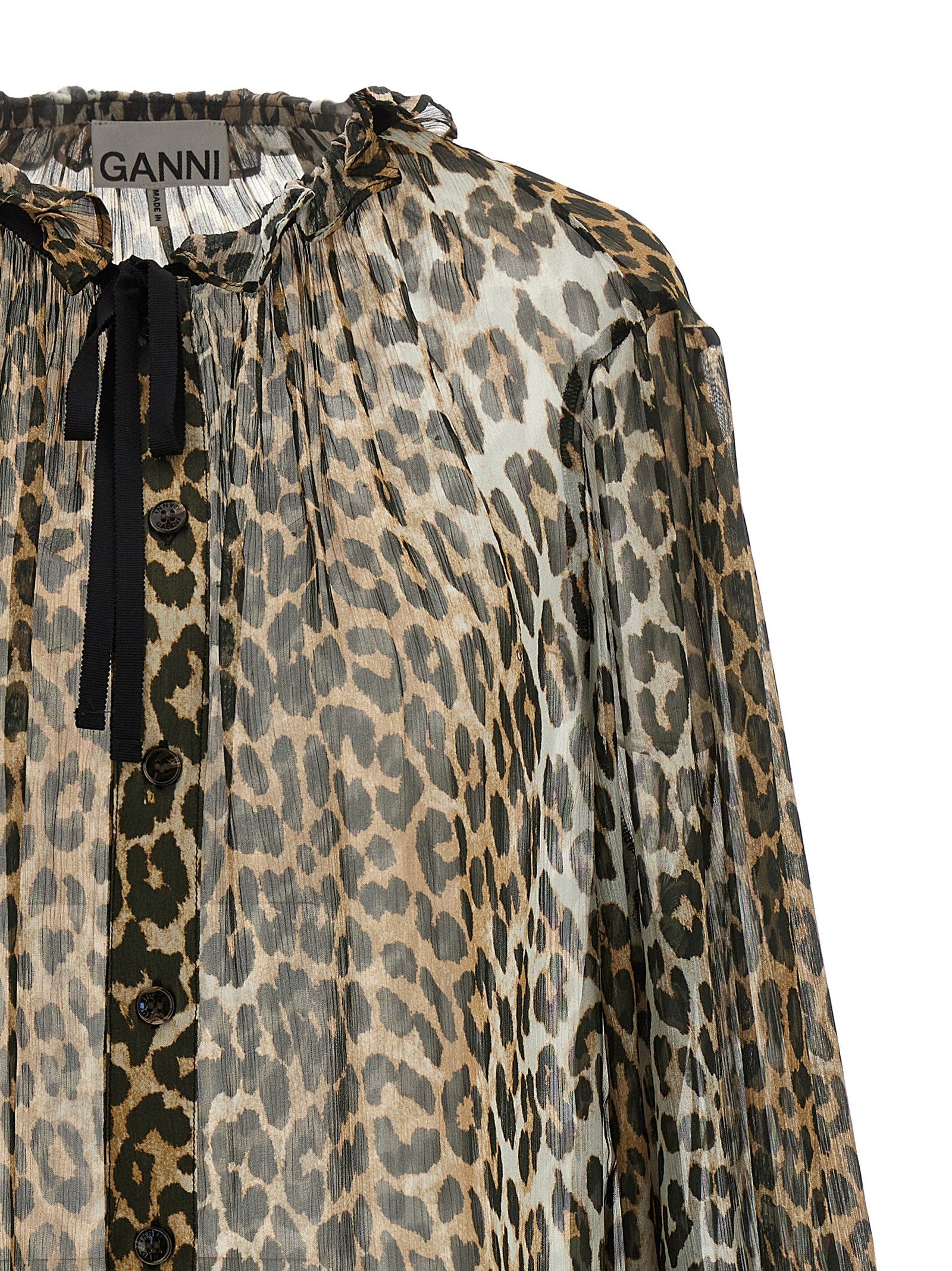 GANNI - nan - Brown - Shirt