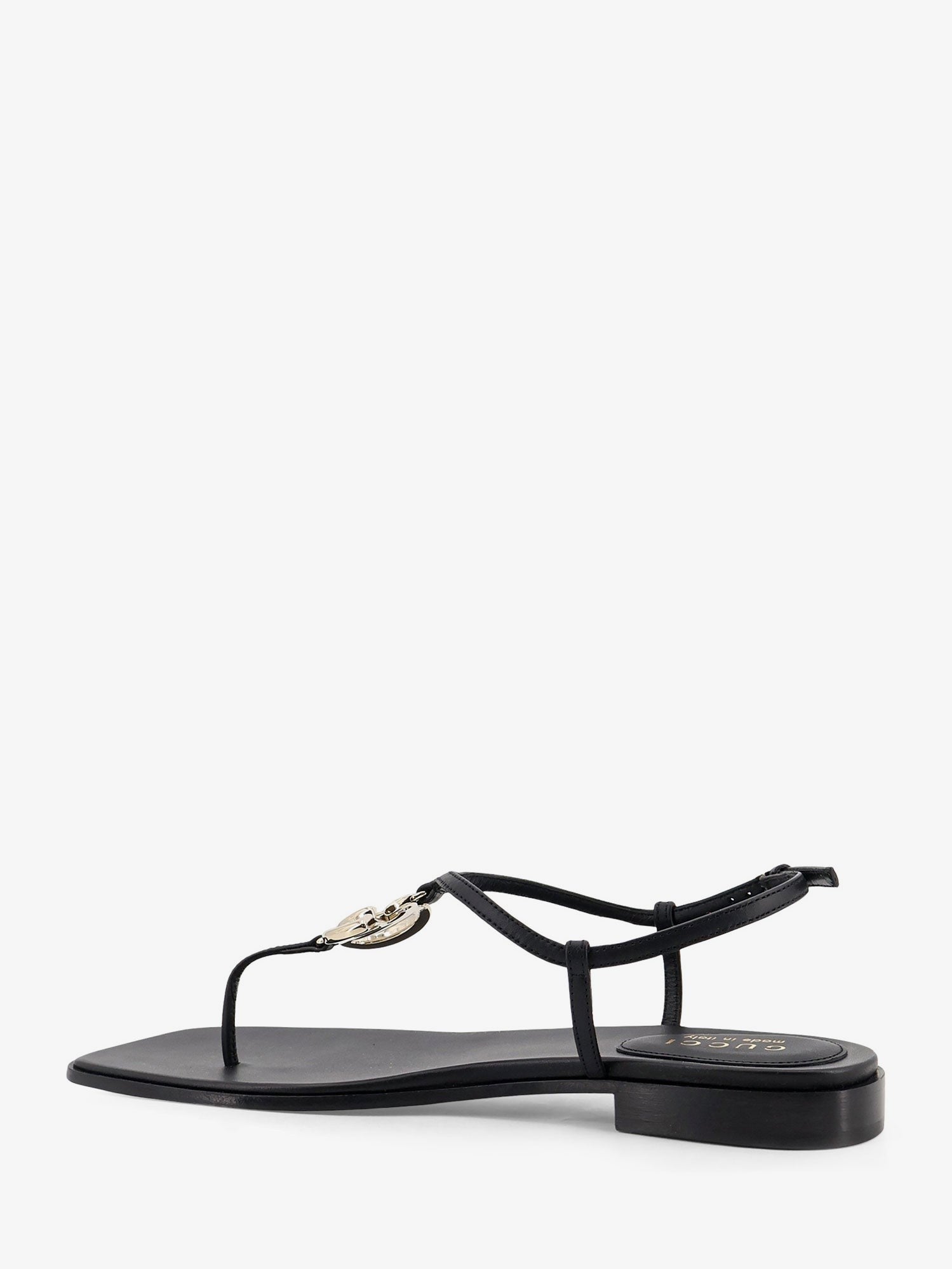 Gucci - Nő - Fekete - Lapos talpú szandál