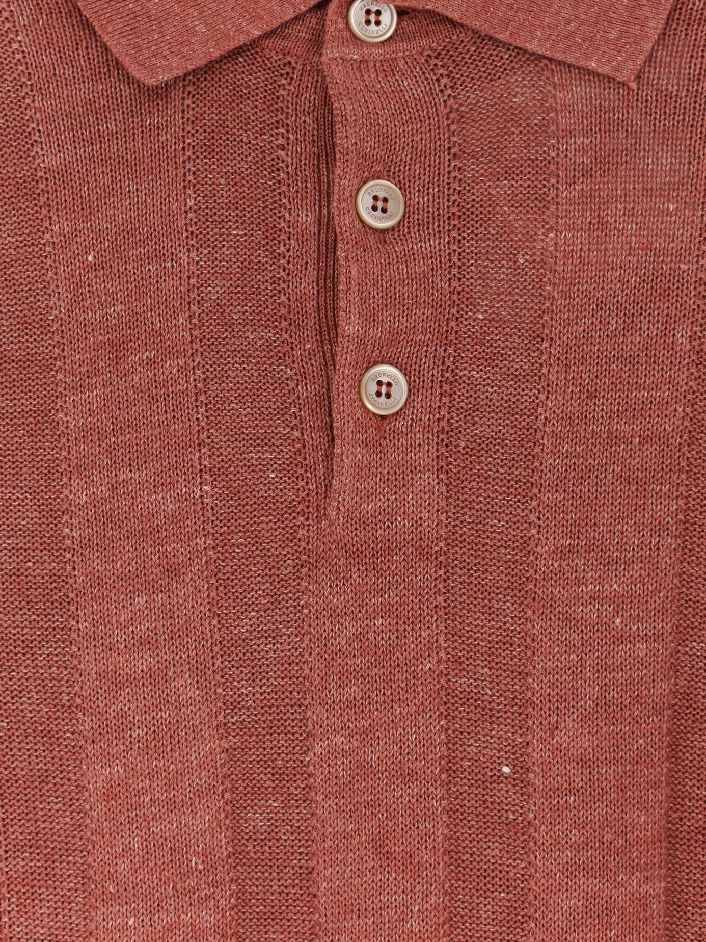 Brunello Cucinelli - Man - Red - Polo Shirt