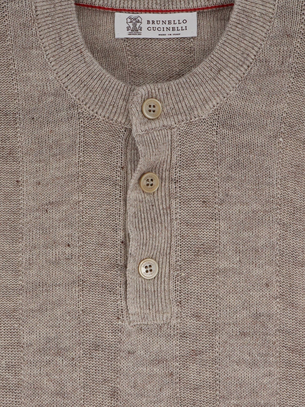 Brunello Cucinelli - Man - Beige - Knit Sweater