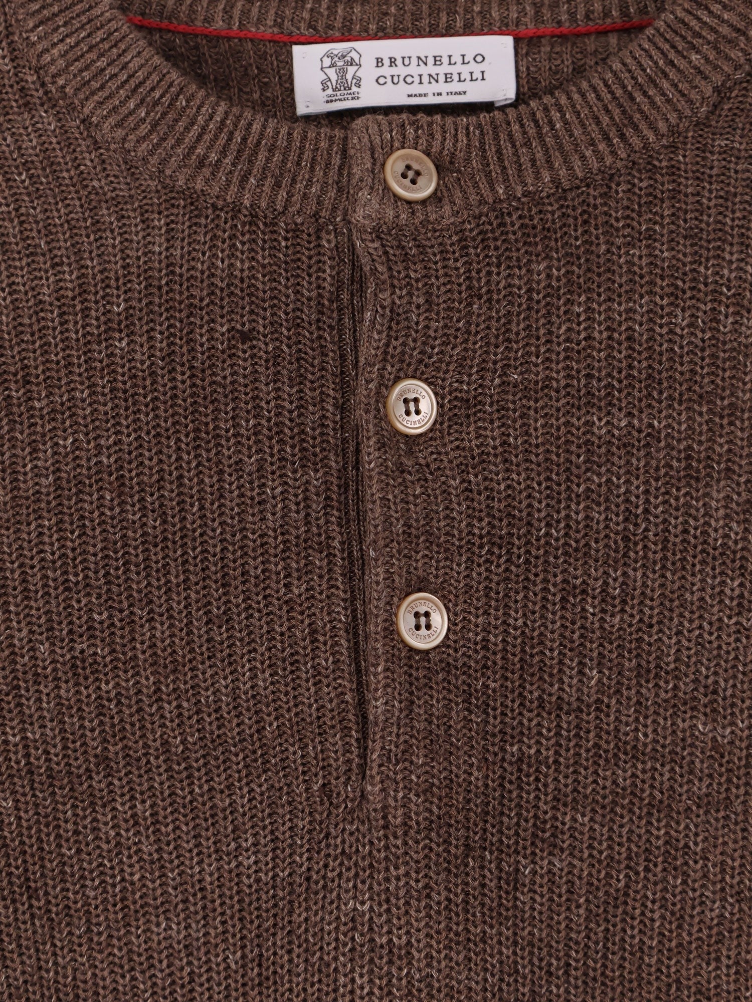 Brunello Cucinelli - Man - Brown - Knit Sweater