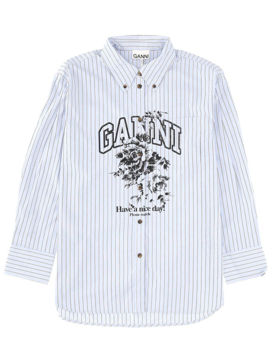GANNI - Woman - Purple - Shirt