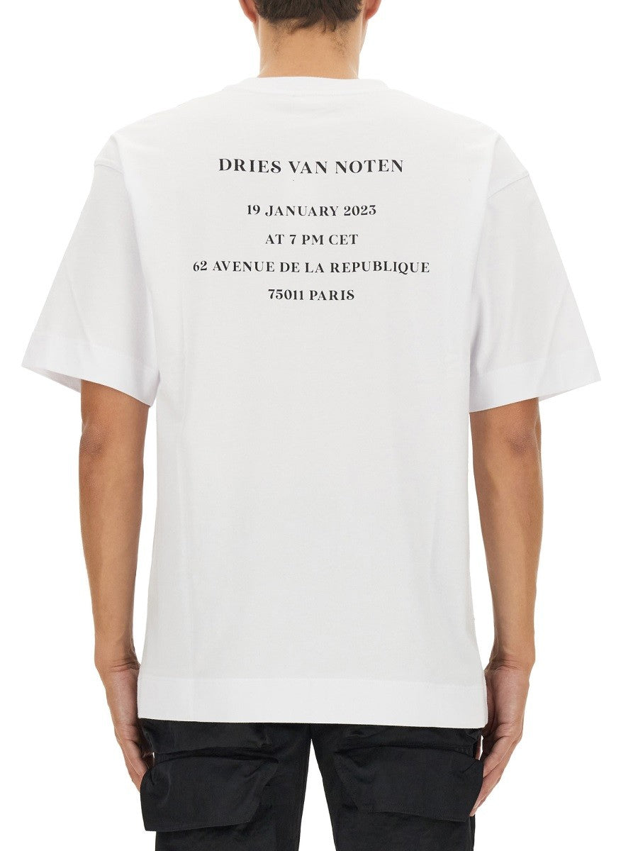 Dries Van Noten - Férfi - Fehér - Póló