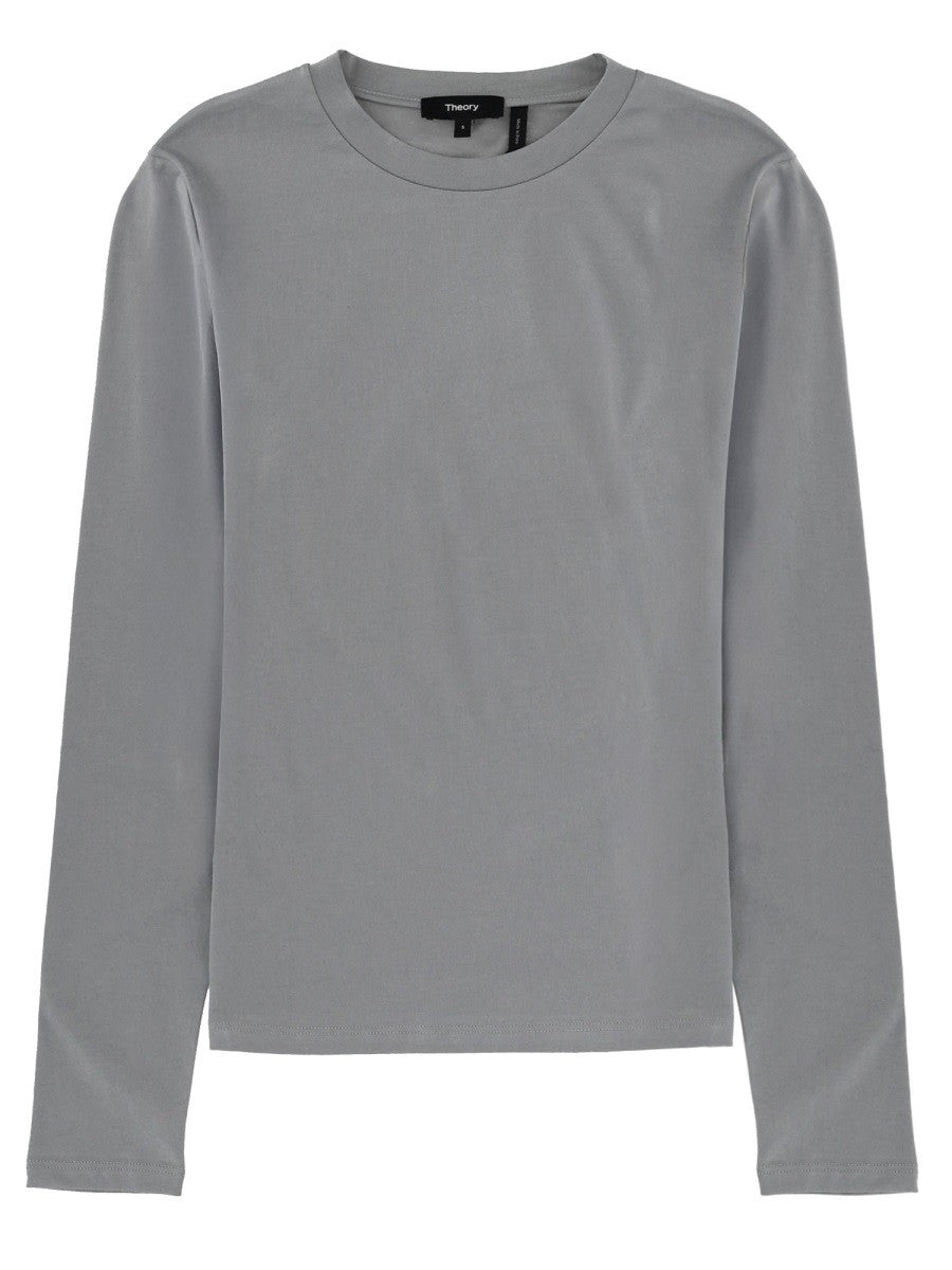 THEORY - Woman - Grey - T-shirt