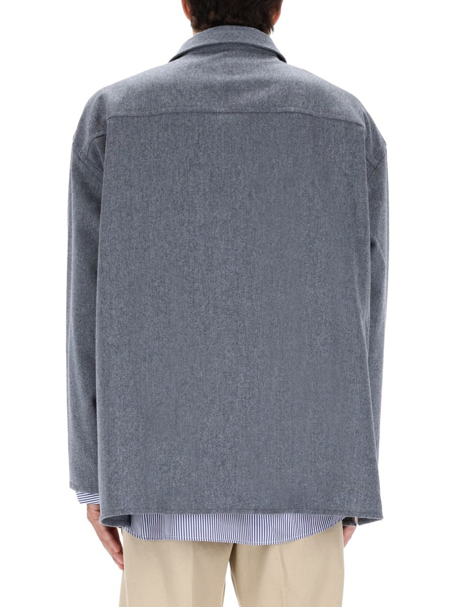 AMI PARIS - Man - Grey - Polo Shirts