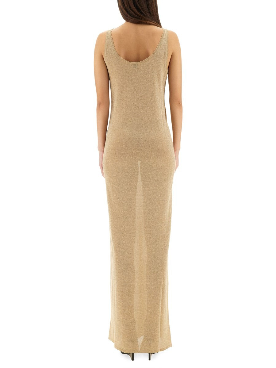 Saint Laurent - Woman - Gold - Dress