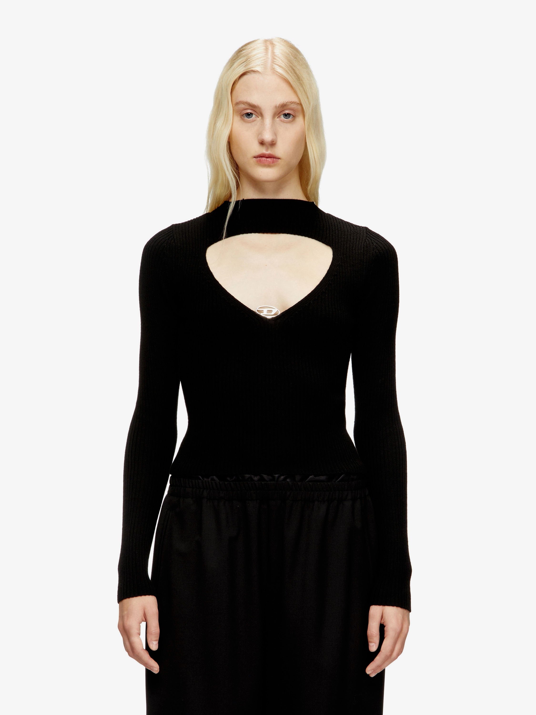 Diesel - Woman - Black - Knit Sweater