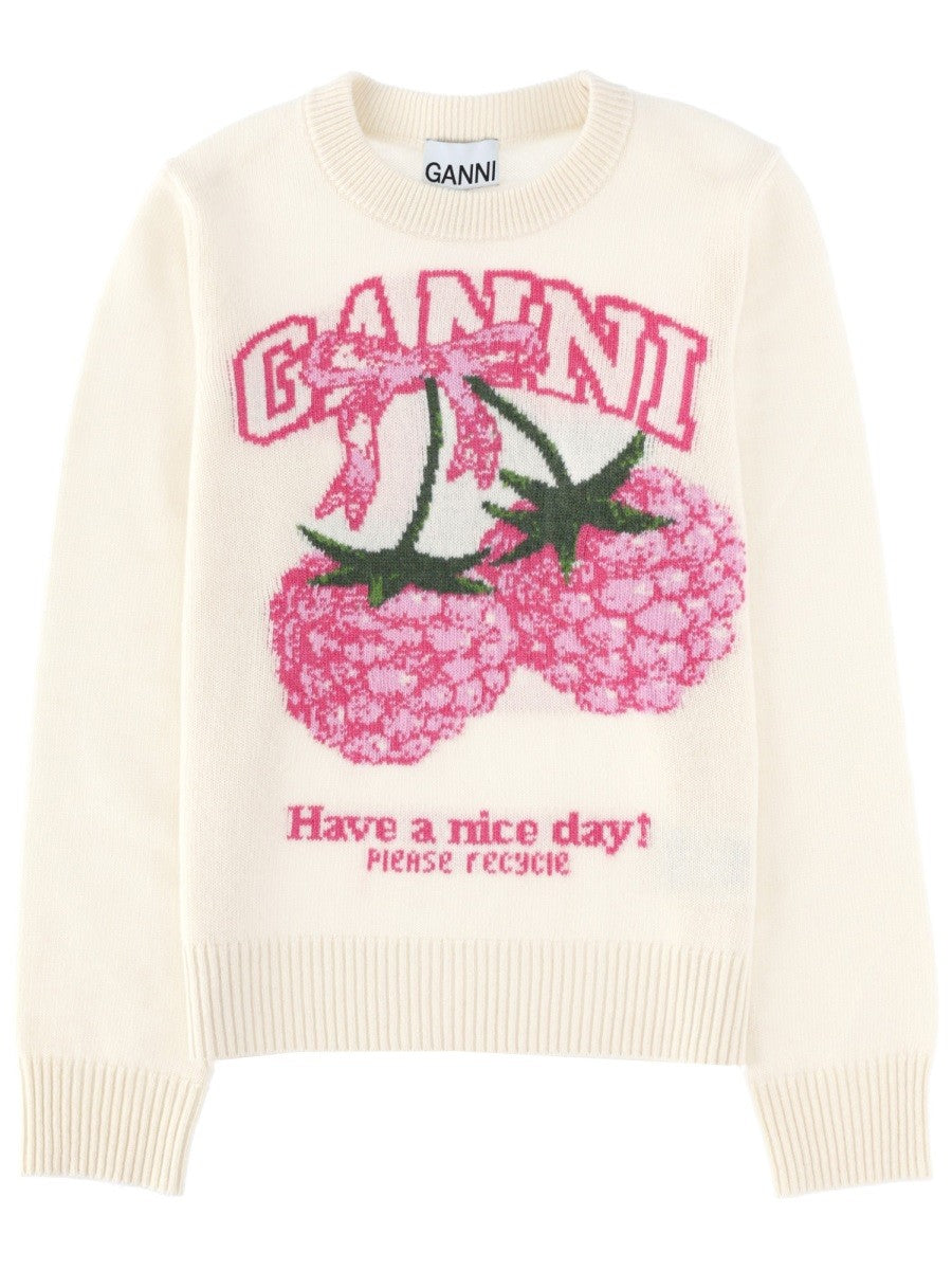 GANNI - Woman - Beige - Sweater