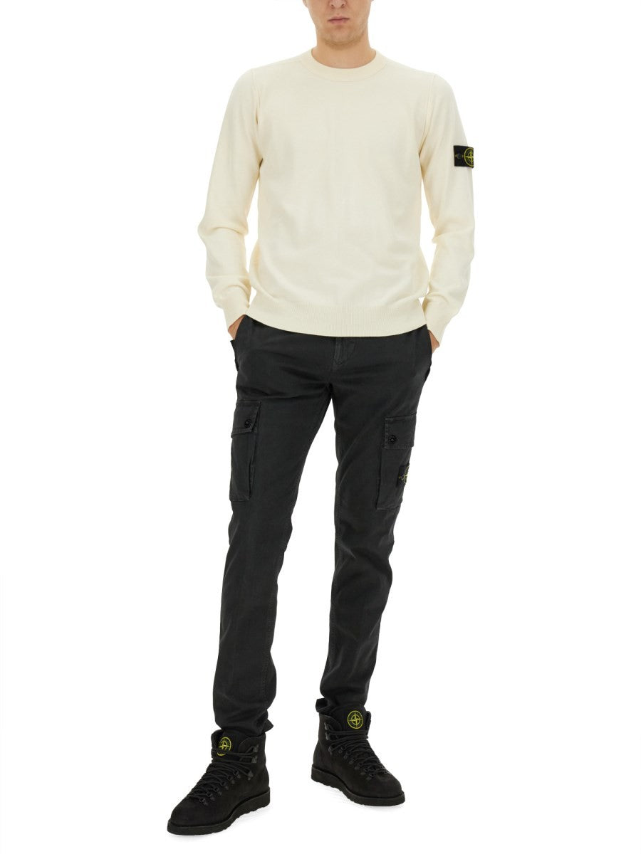 Stone Island - Man - White - Sweater