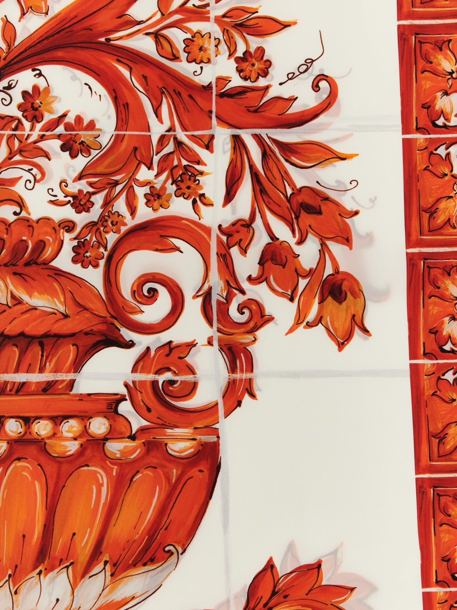 Dolce & Gabbana - nan - Orange - Scarf