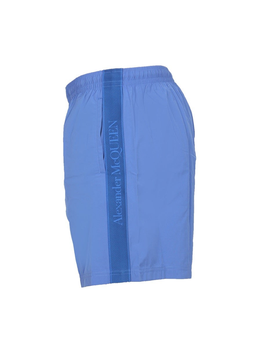 Alexander Mcqueen - Man - Blue - Swimwear