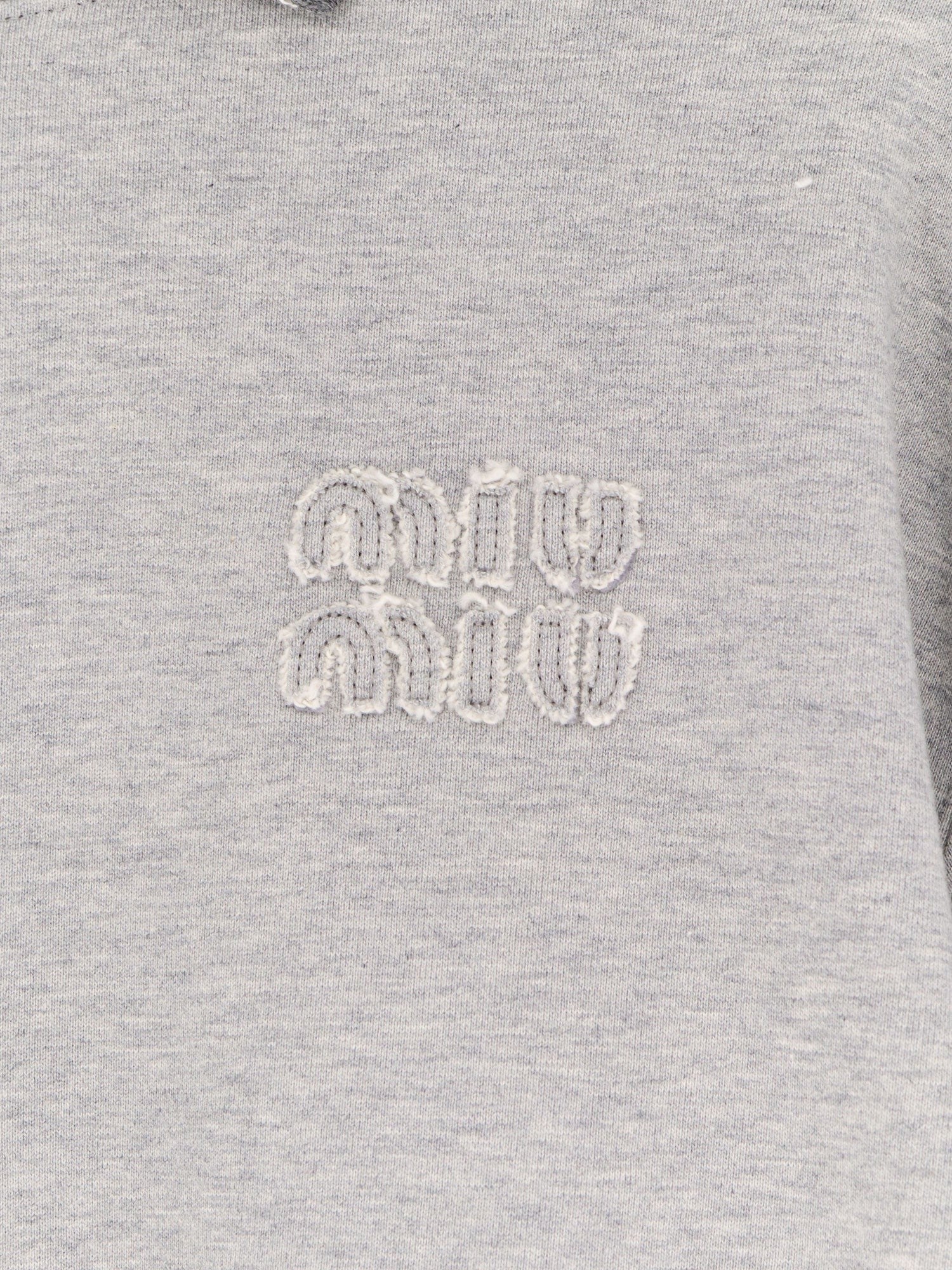 Miu Miu - Woman - Grey - Sweatshirt