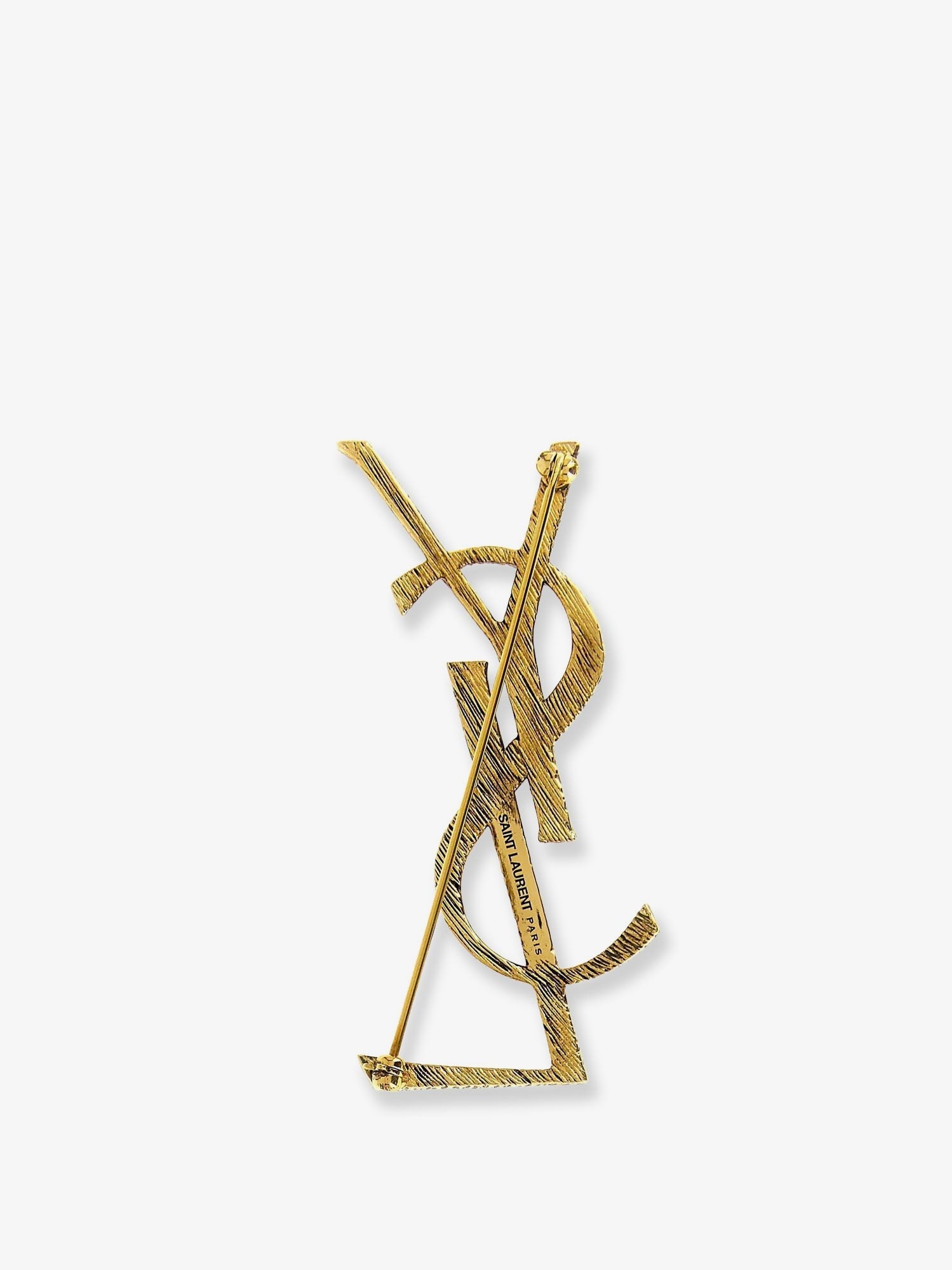 Saint Laurent - Woman - Dore Vieilli - Brooch
