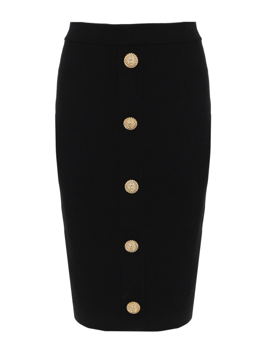 Balmain - Woman - Black - Skirt