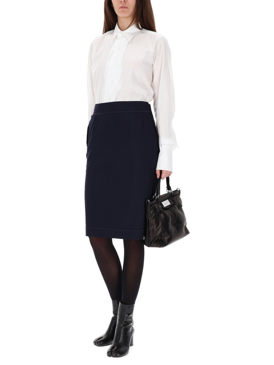 Maison Margiela - Woman - Blue - Skirt