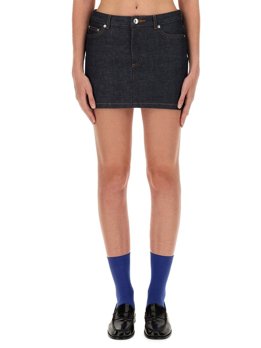 A.P.C. - Woman - Blue - Skirt