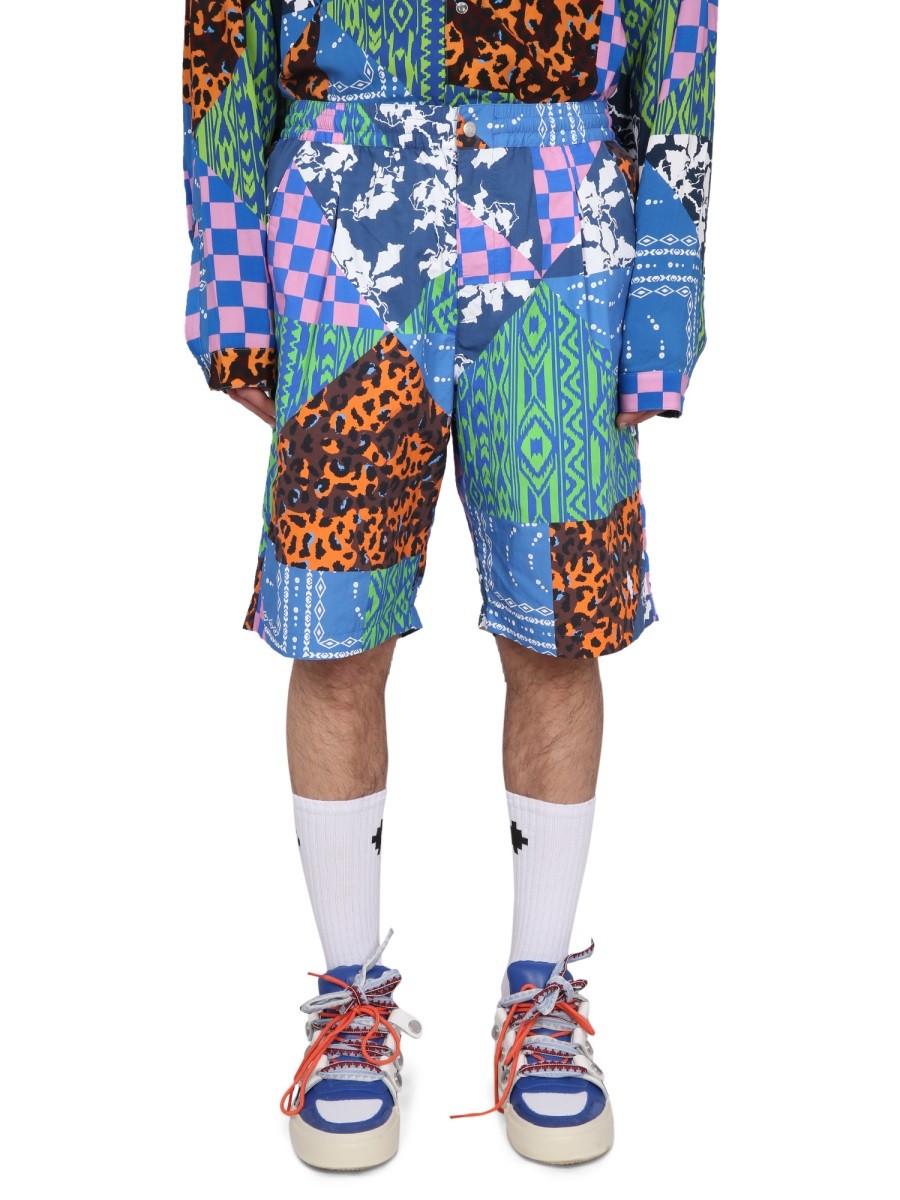 MARCELO BURLON COUNTY OF MILAN - Man - Blue - Shorts