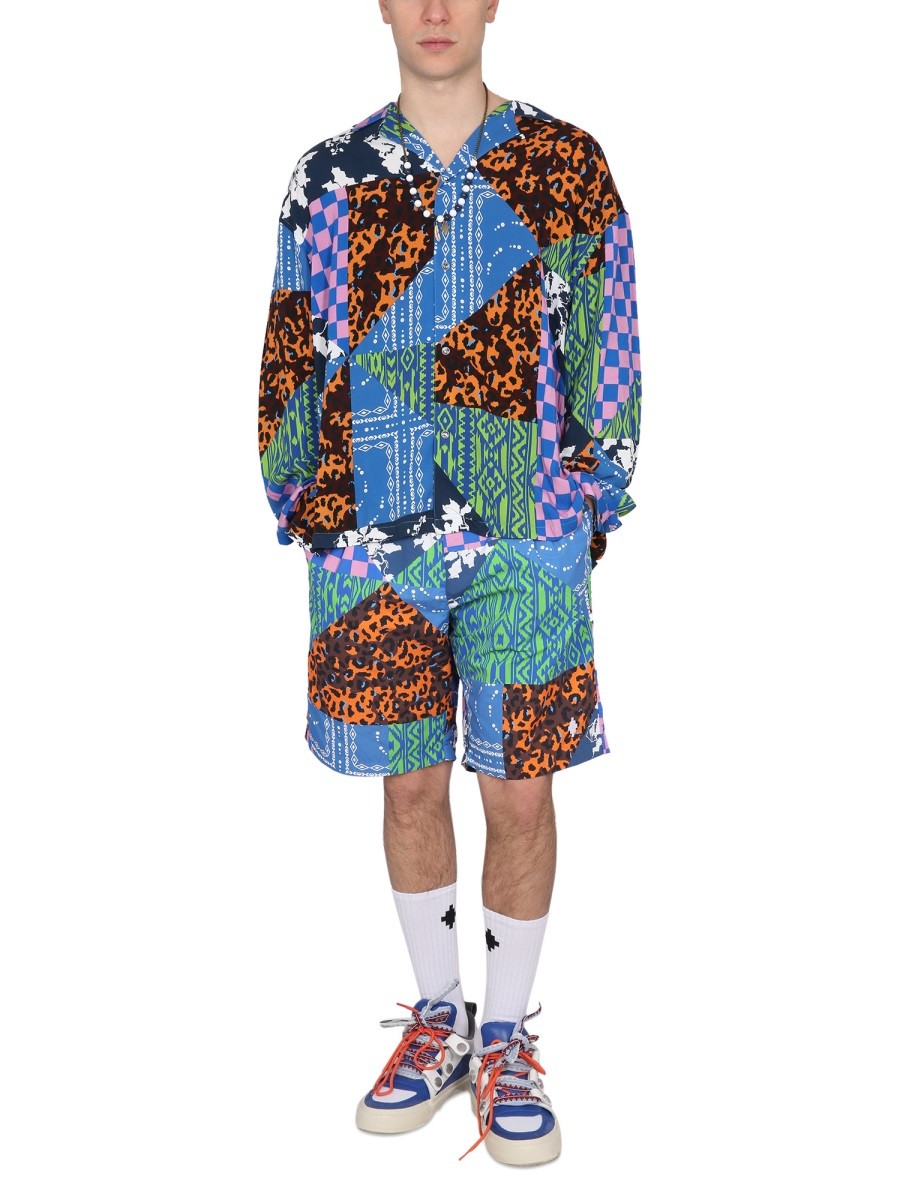 MARCELO BURLON COUNTY OF MILAN - Man - Blue - Shorts