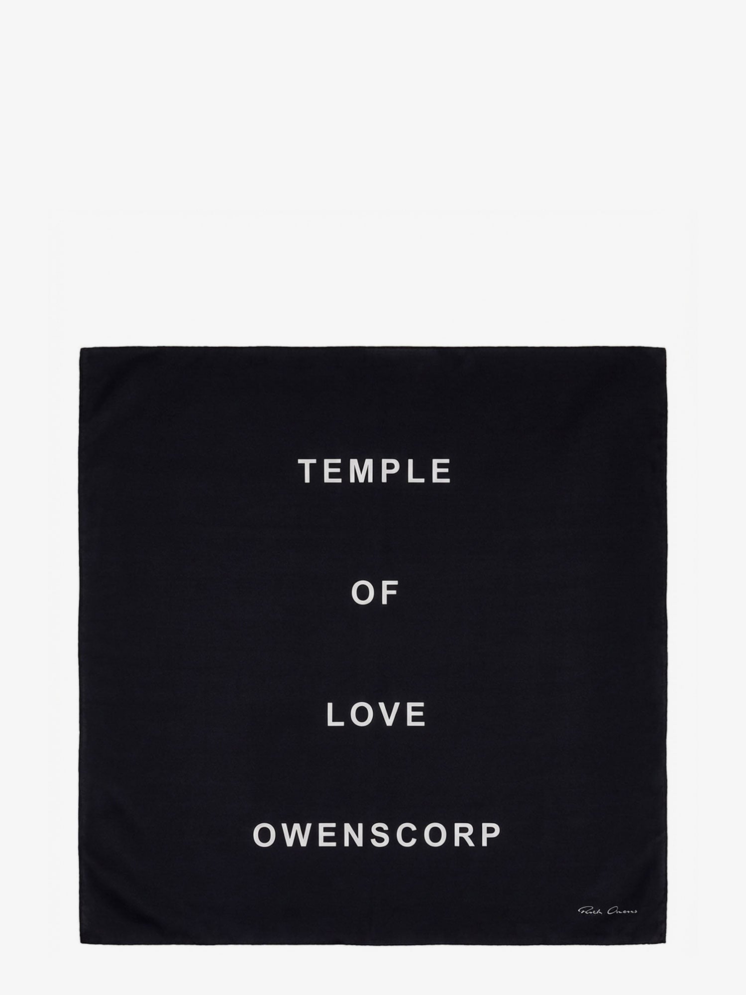 RICK OWENS - Férfi - Fekete/Tejfehér - Sál