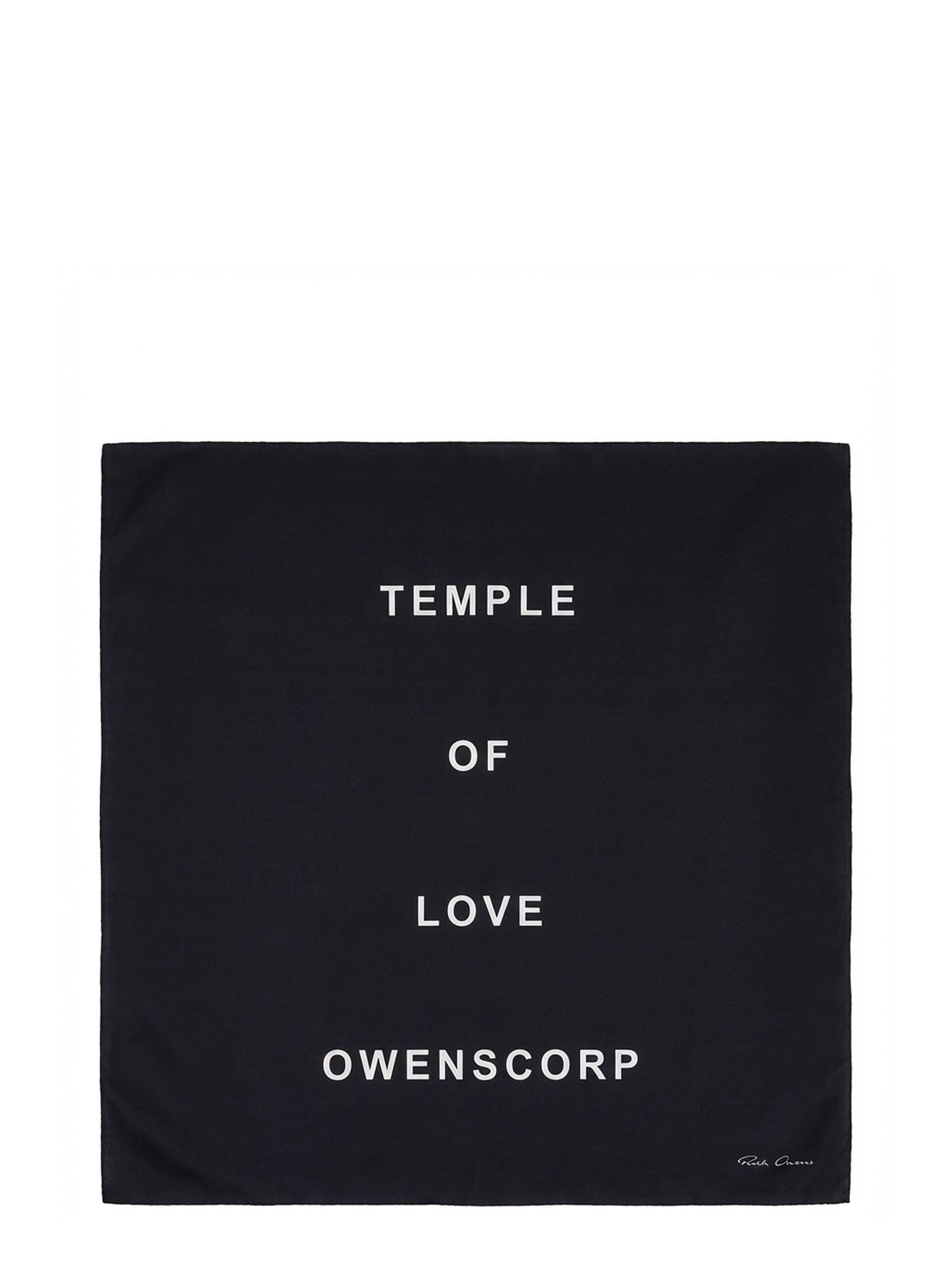 RICK OWENS - Férfi - Fekete/Tejfehér - Sál