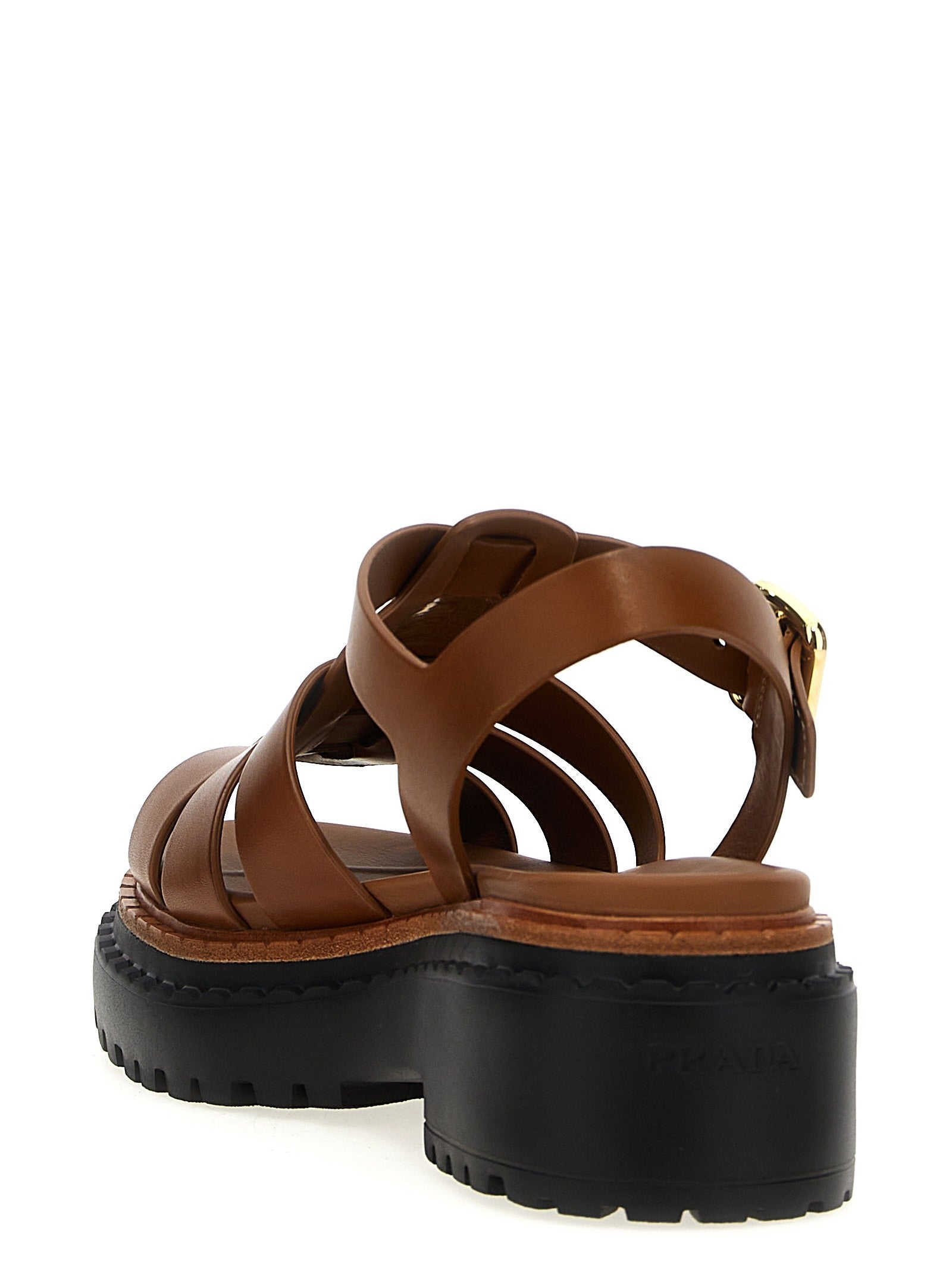 PRADA - nan - Brown - Sandal