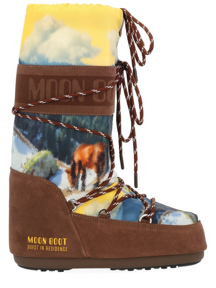 MOON BOOT PER GUEST IN RESIDENCE - Női - Barna - Bakancs