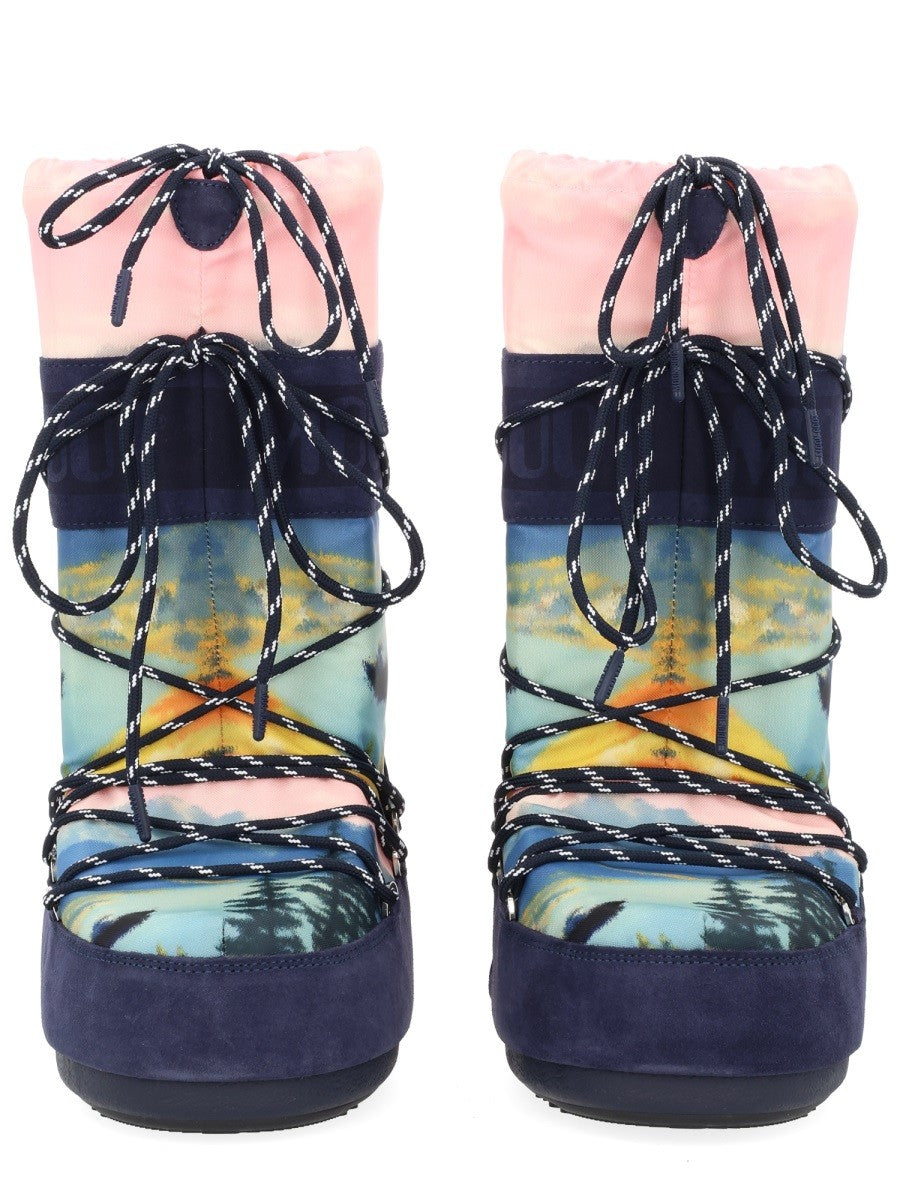 MOON BOOT PER GUEST IN RESIDENCE - Woman - Blue - Boot