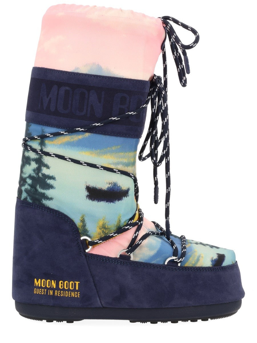 MOON BOOT PER GUEST IN RESIDENCE - Női - Kék - Bakancs