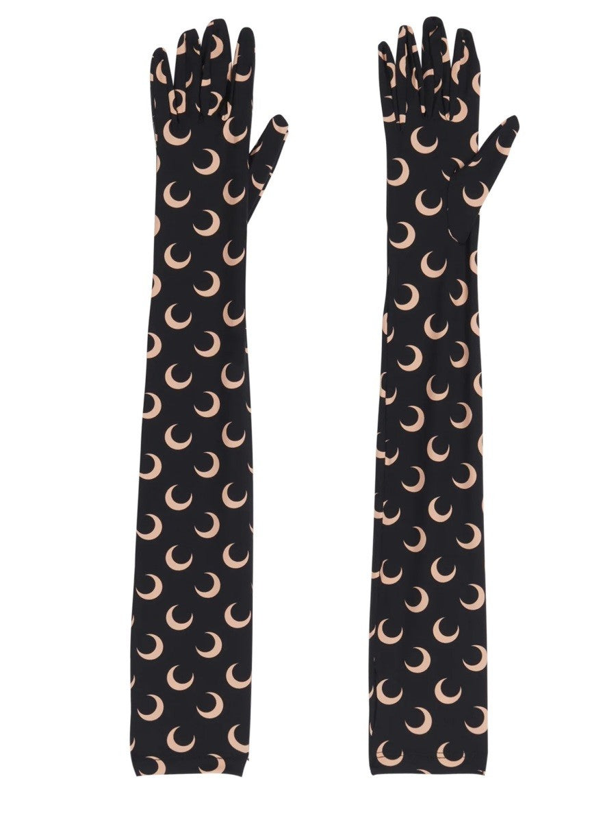 MARINE SERRE - Woman - Black - Gloves