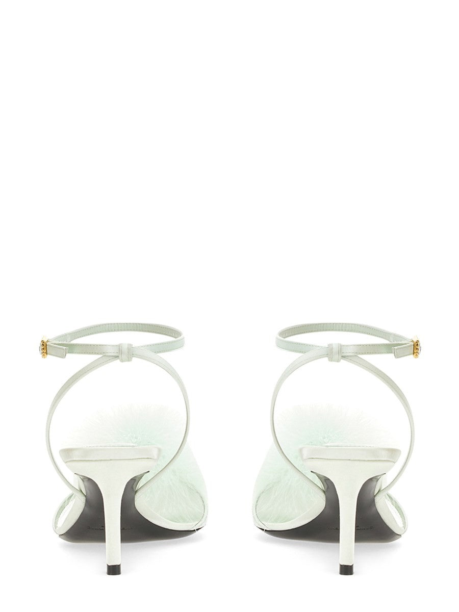 Saint Laurent - Woman - Green - Sandal