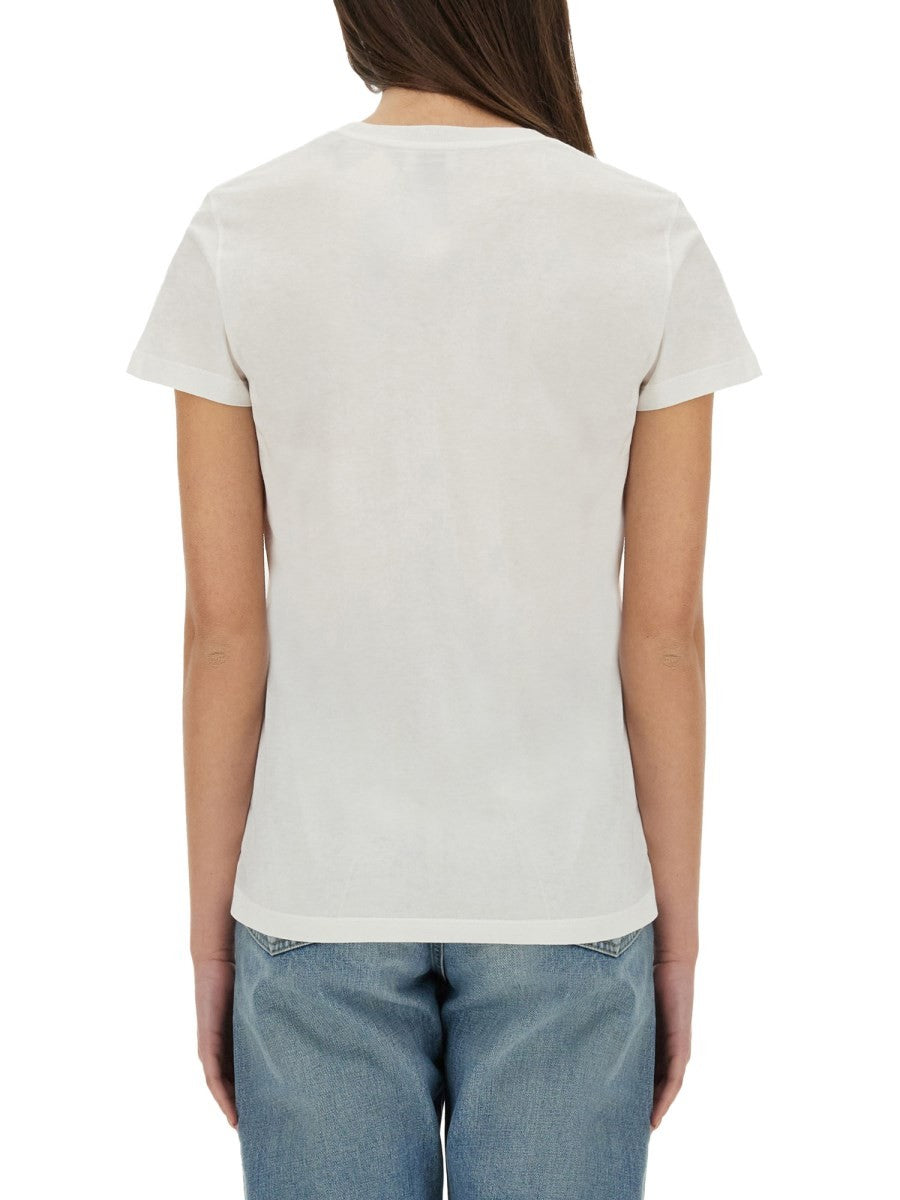 Saint Laurent - Női - Beige - Póló