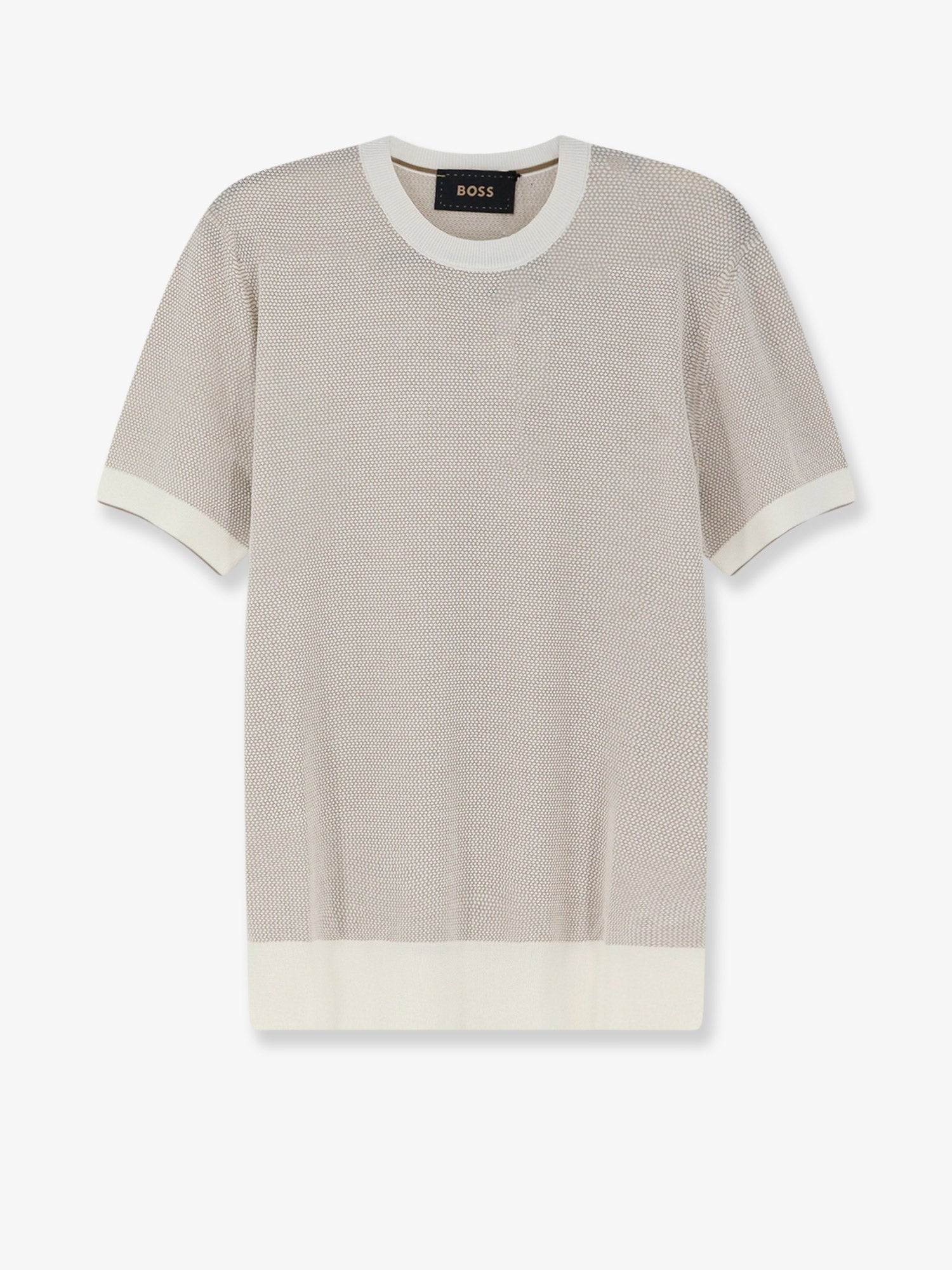 Boss - Man - Beige - Knit Sweater
