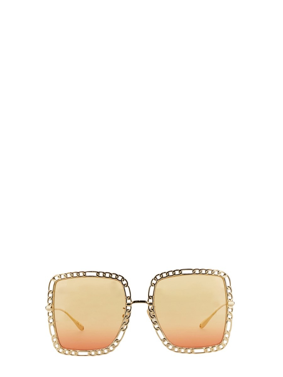 Gucci - Woman - Gold - Sunglasses
