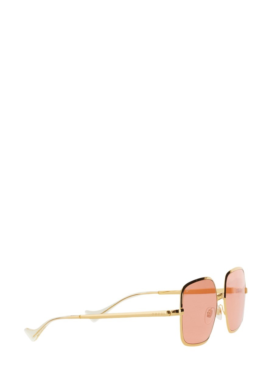 Gucci - Woman - Gold - Sunglasses