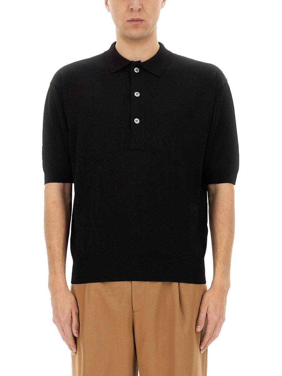 Lardini - Man - Black - Polo Shirt