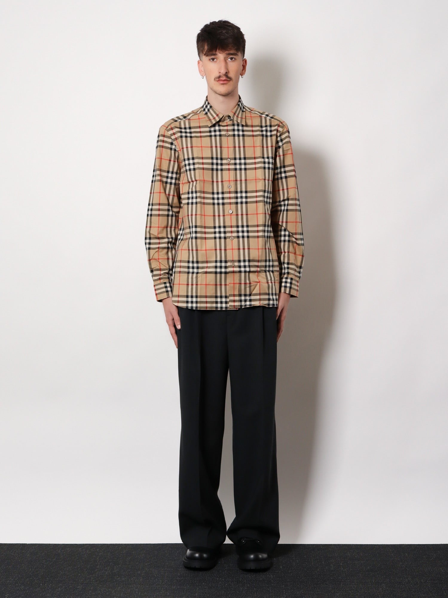 Burberry - Man - Beige - Shirt