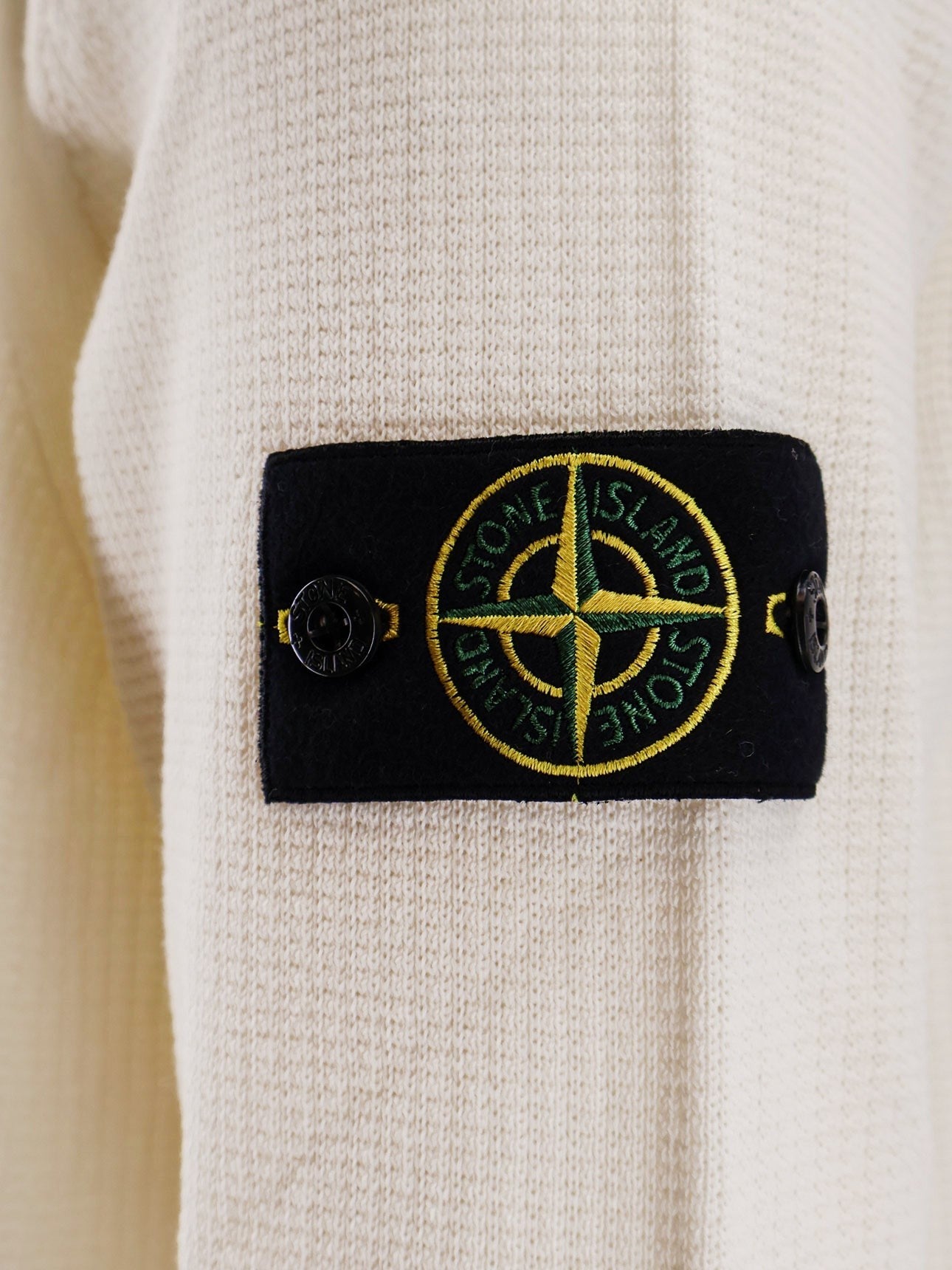 Stone Island - Man - White - Knit Sweater