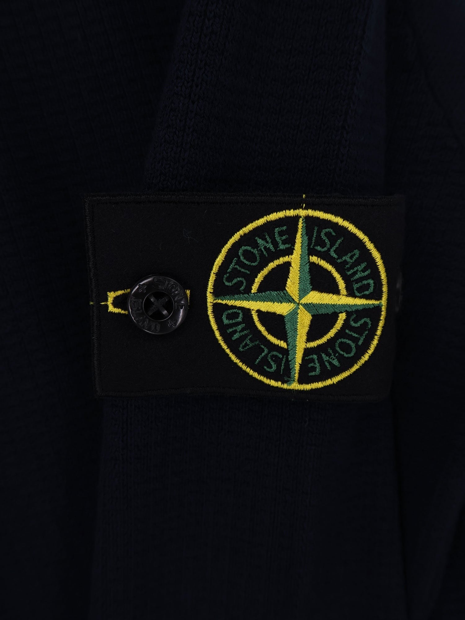 Stone Island - Man - Blue - Knit Sweater