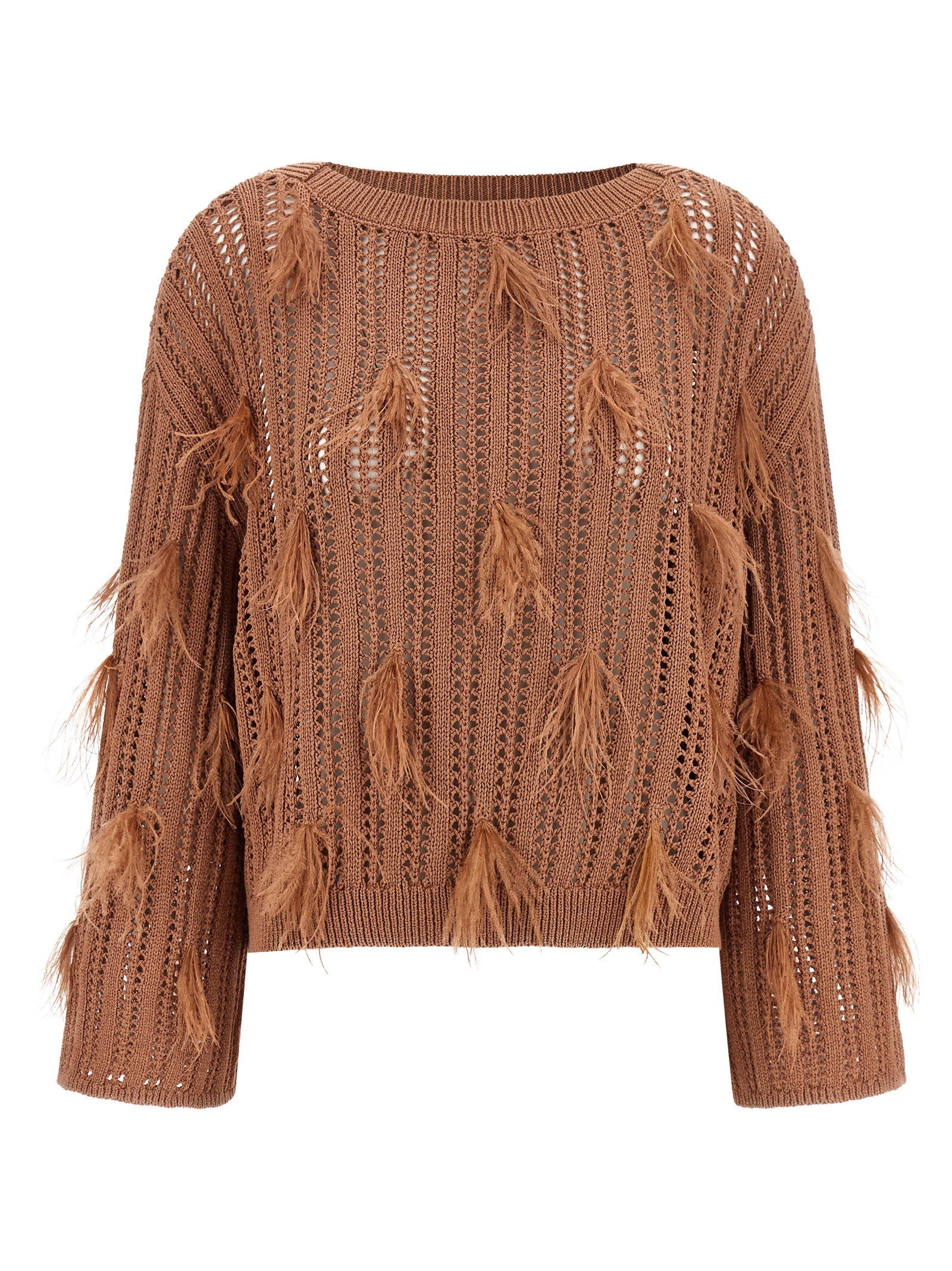 TWIN SET - nan - Brown - Sweater