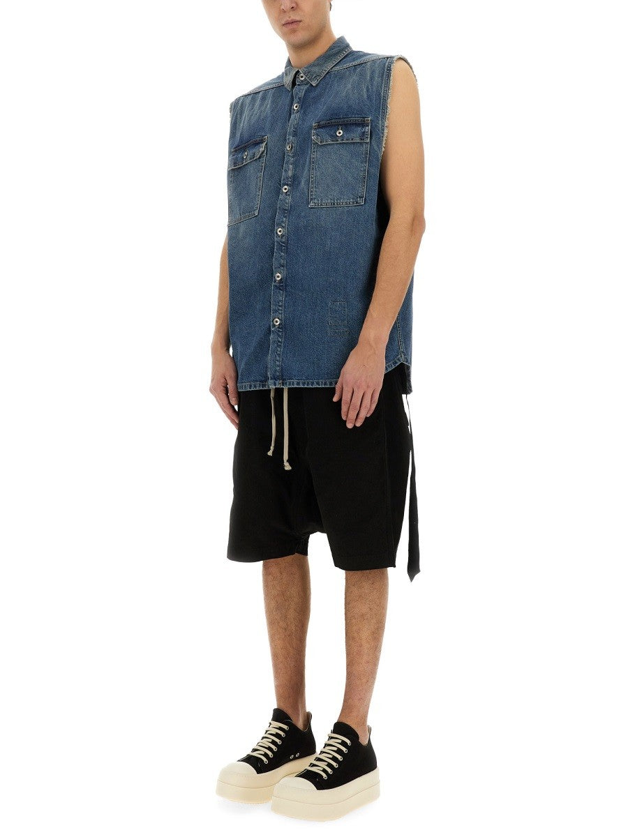 RICK OWENS DRKSHDW - Man - Blue - Shirt