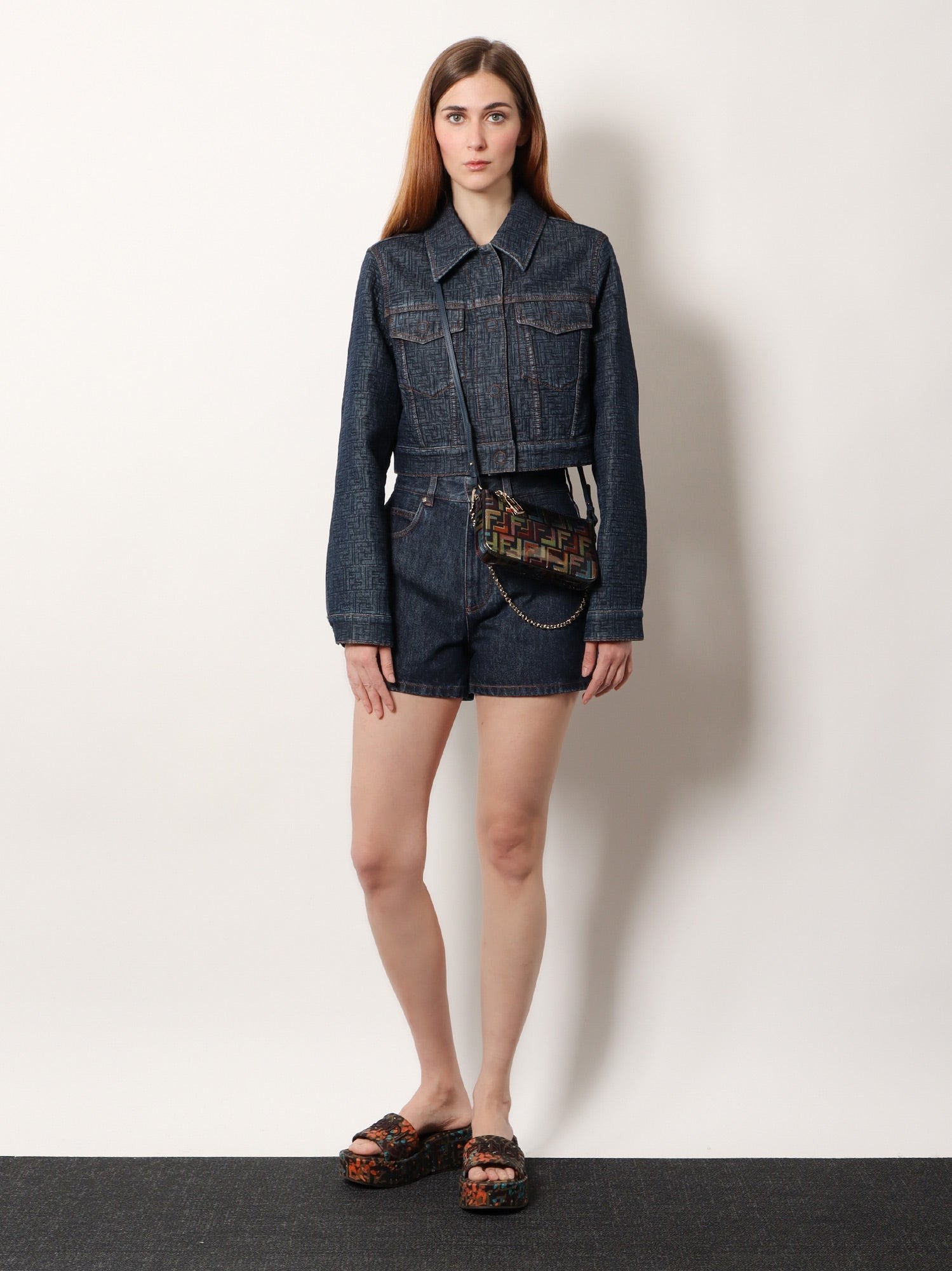 Fendi - Woman - Blue - Jacket