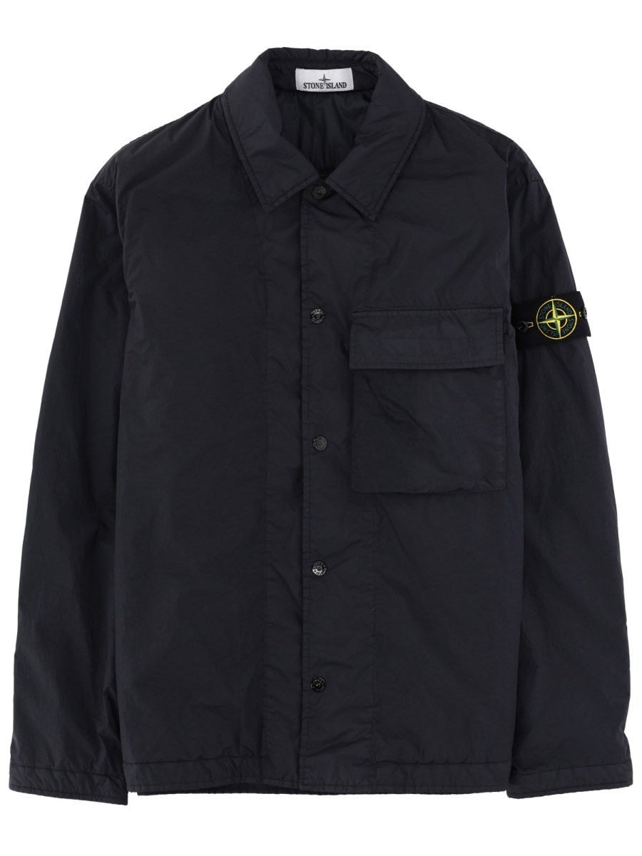 Stone Island - Man - Blue - Shirt