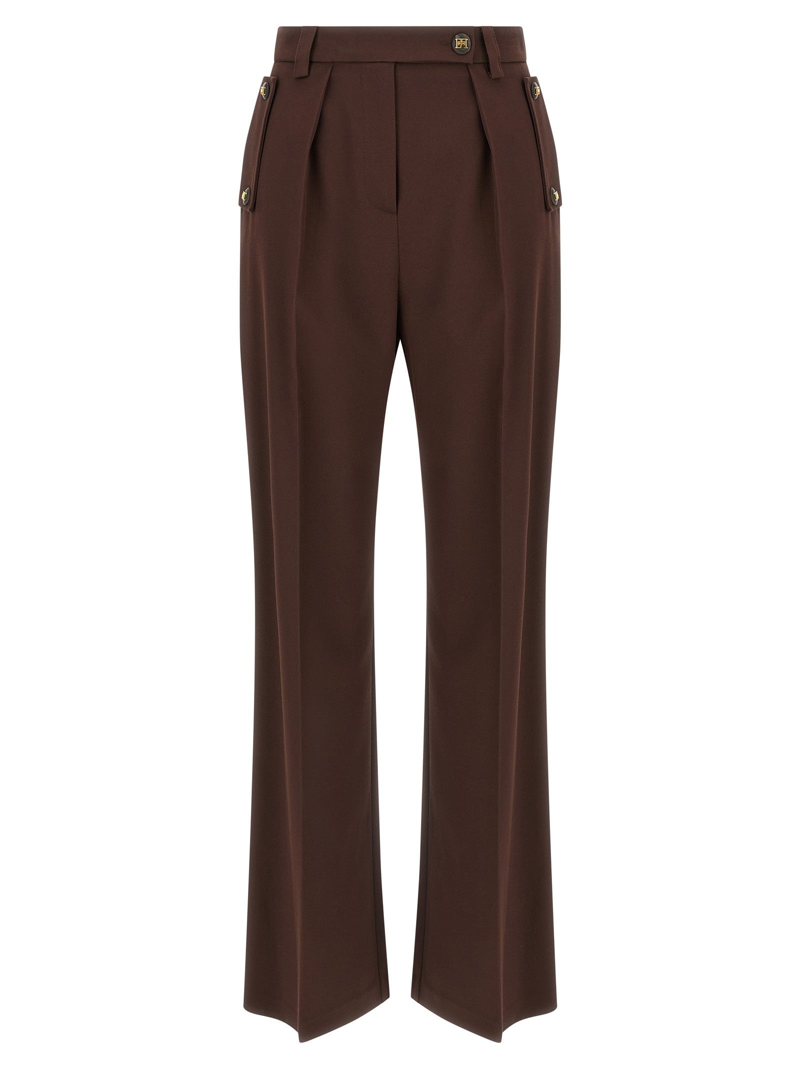 Elisabetta Franchi - nan - Brown - Pants