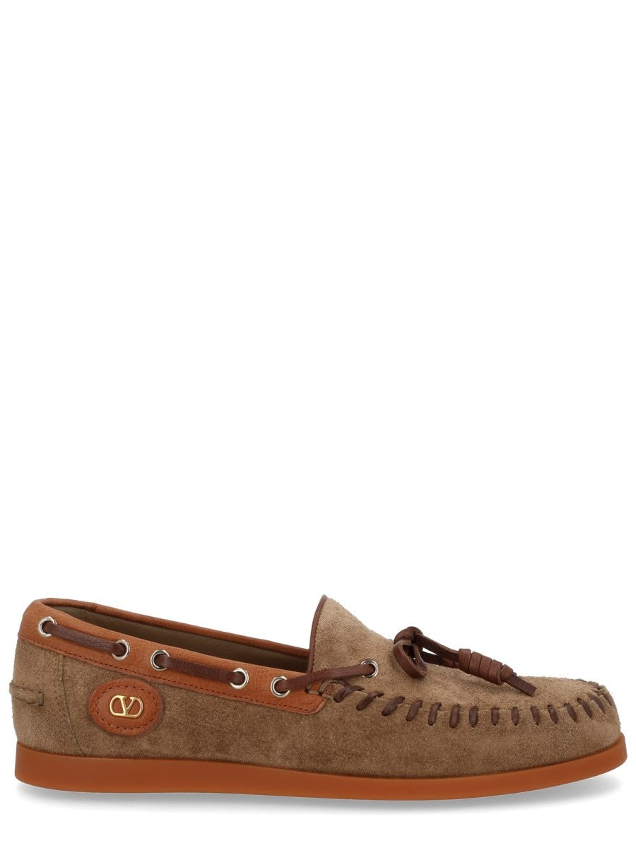 Valentino Garavani - Woman - Beige - Loafer