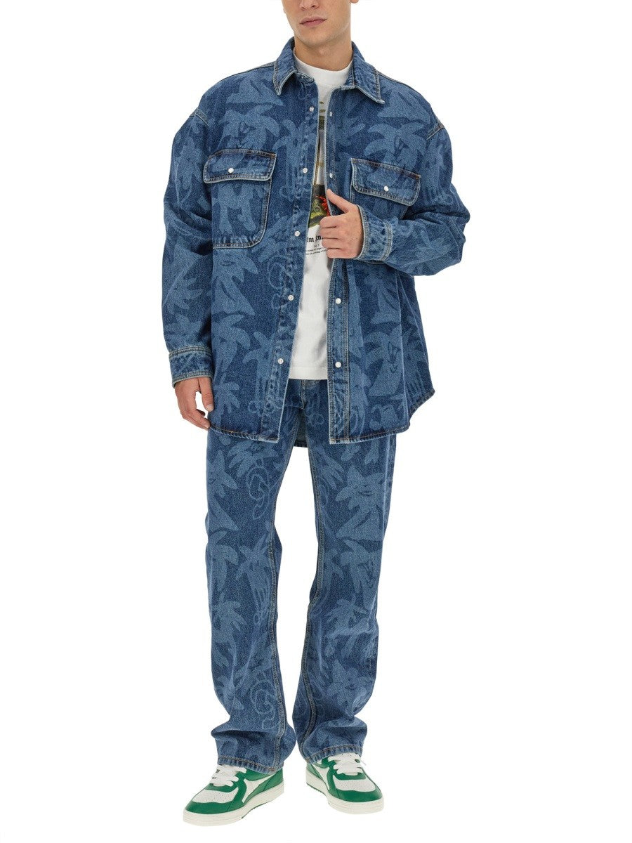 Palm Angels - Man - Blue - Jacket