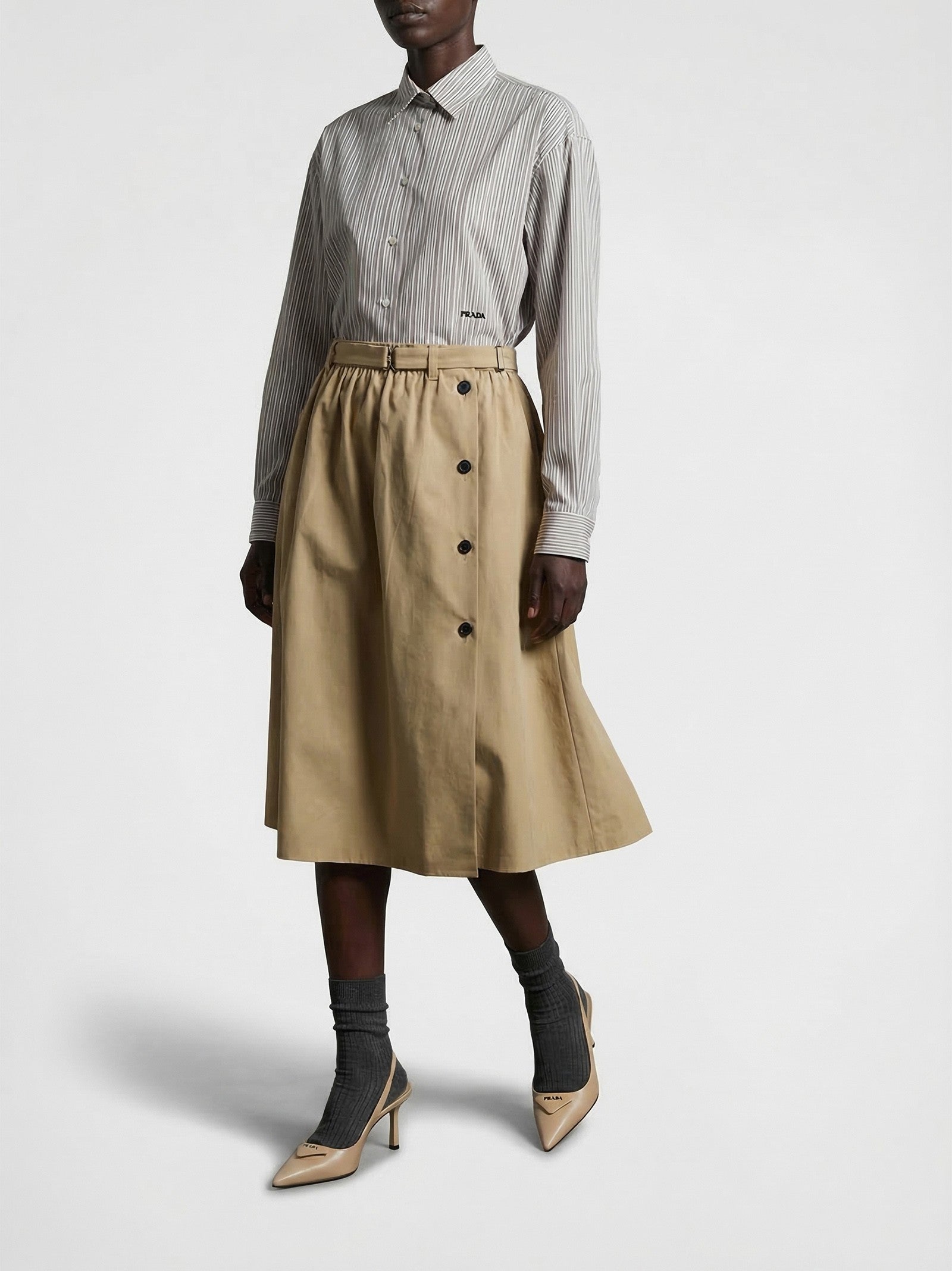 PRADA - nan - Beige - Skirt