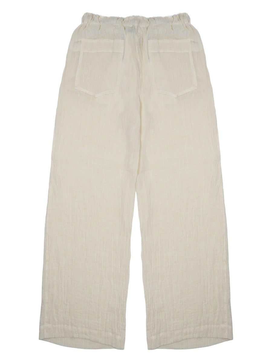 120% LINO - Woman - Beige - Pants