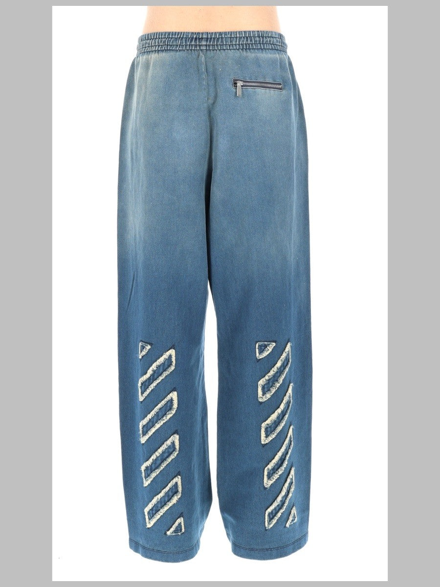 Off-white - Férfi - Kék - Nadrág