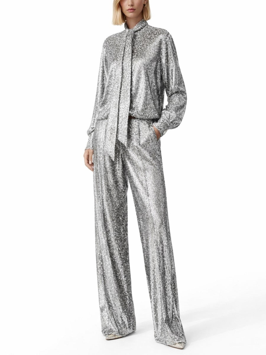 stella mccartney - Woman - Silver - Pants