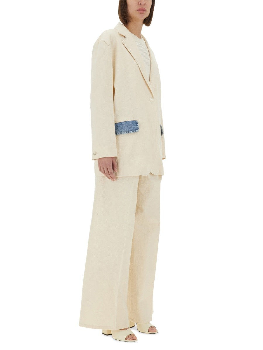 MOSCHINO JEANS - Woman - Beige - Pants